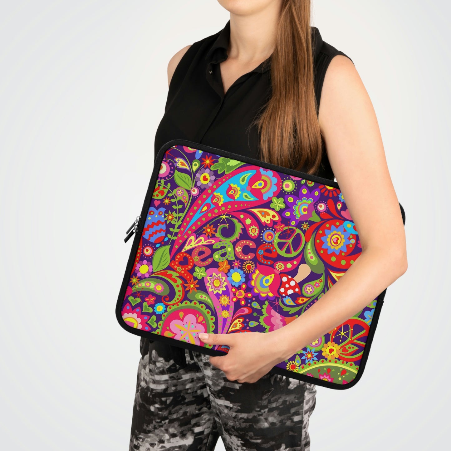 Paisley Print Laptop Sleeve