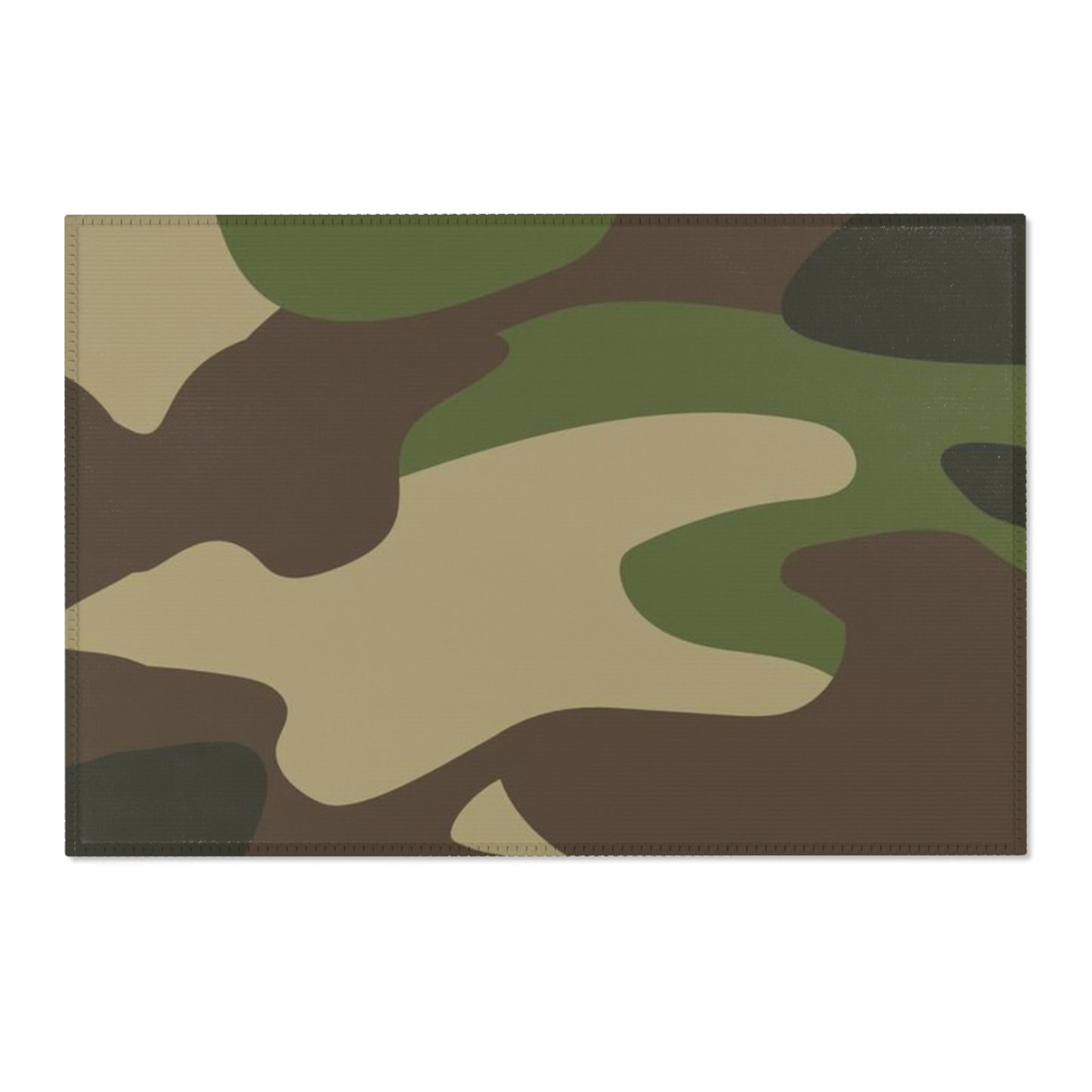 Camo Lovers Square Area Rugs