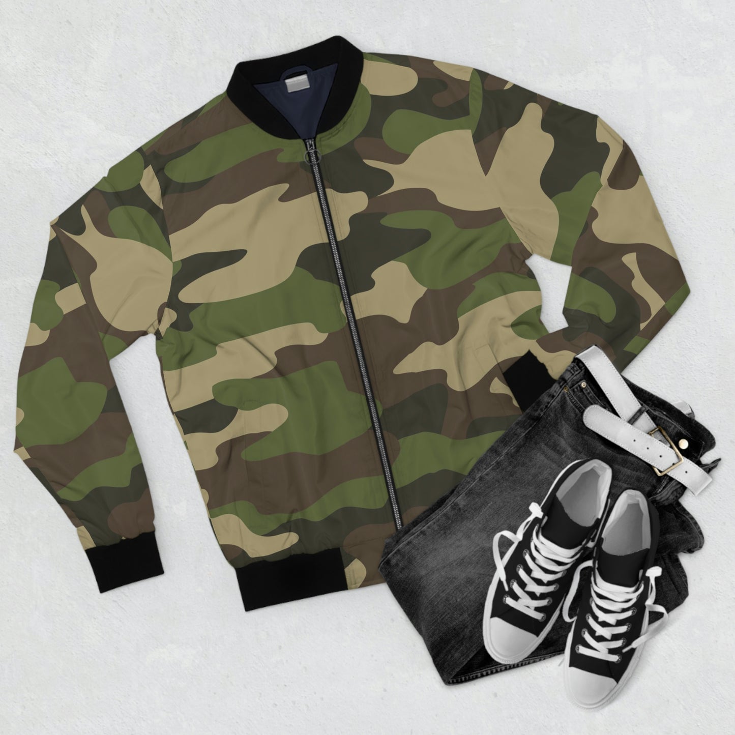 Camo Lovers Men's Bomber Jacket (AOP)