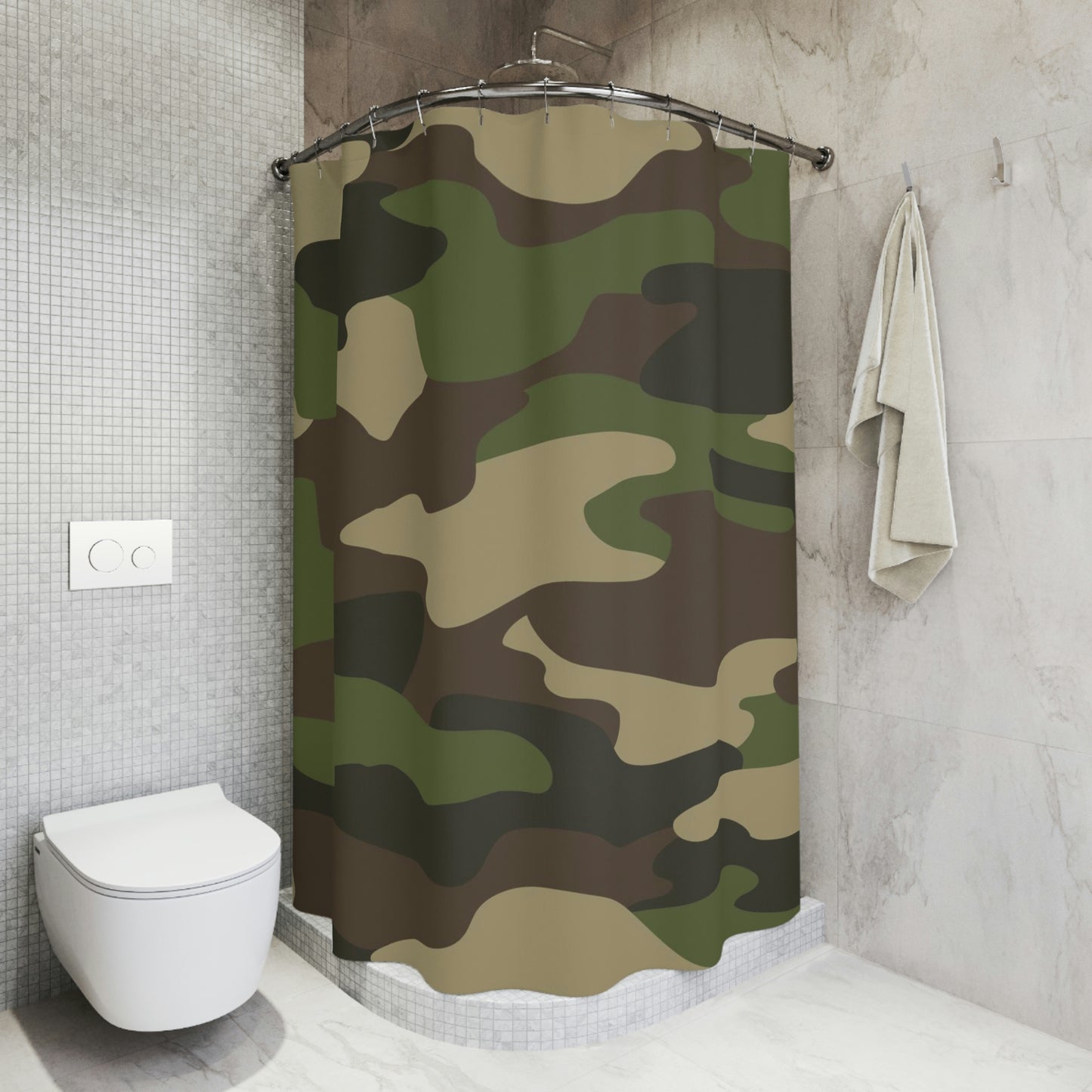 Camo Lovers Polyester Shower Curtain