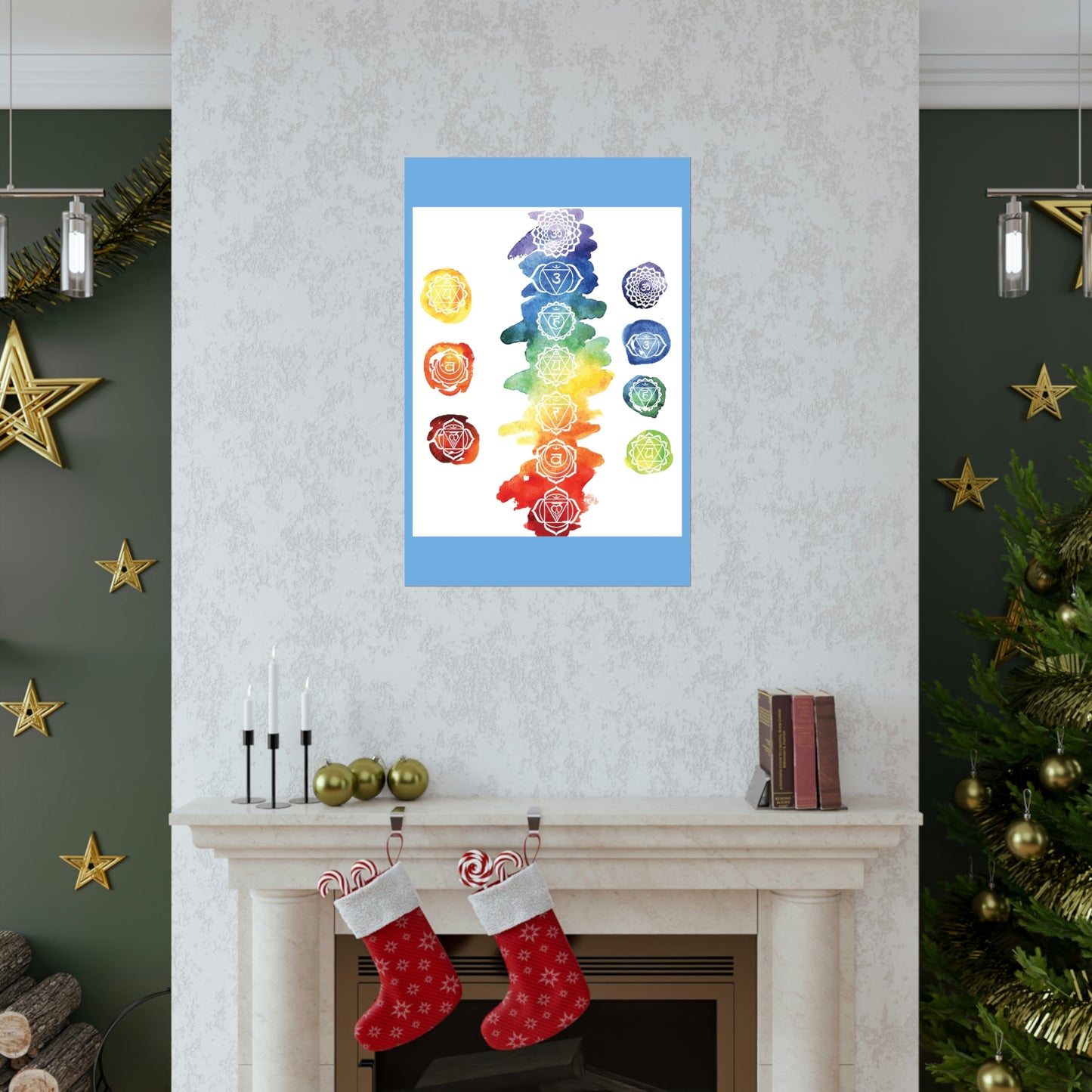 Chakras Hanging Premium Matte Vertical Posters