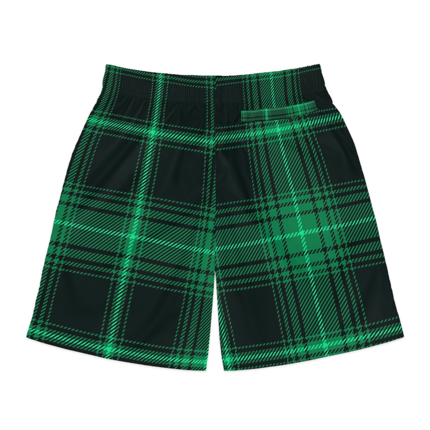 Plaid Men's Jogger Shorts (AOP)