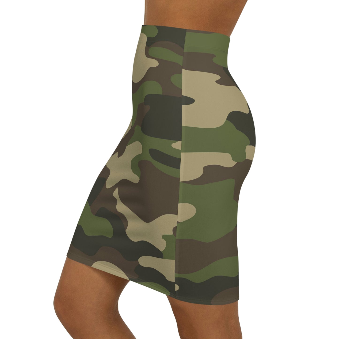 Camo Print Lovers Women's Mini Skirt (AOP)