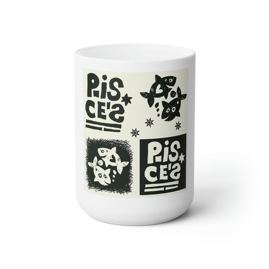 The Pisces Ceramic Mug 15oz