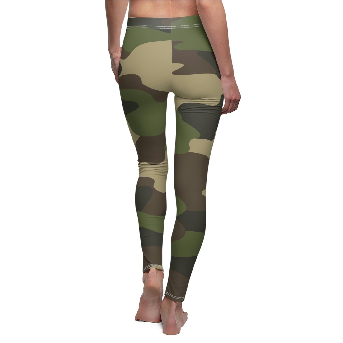 Camo Lovers Women's Cut & Sew Casual Leggings (AOP)