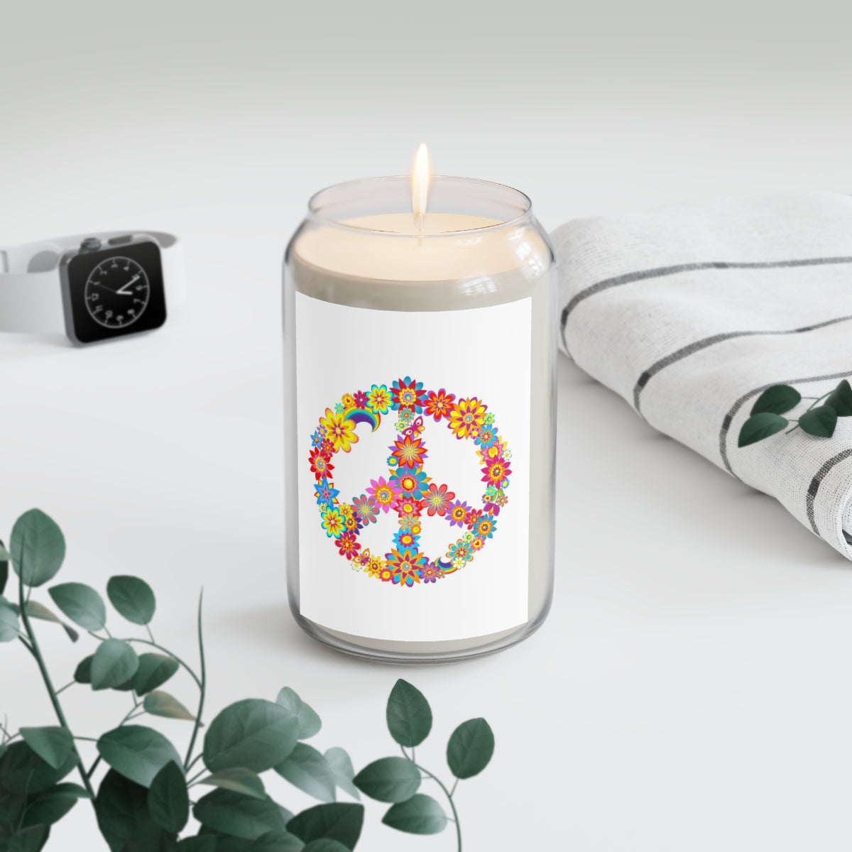 Peace and Flowers Scented Candle, 13.75oz