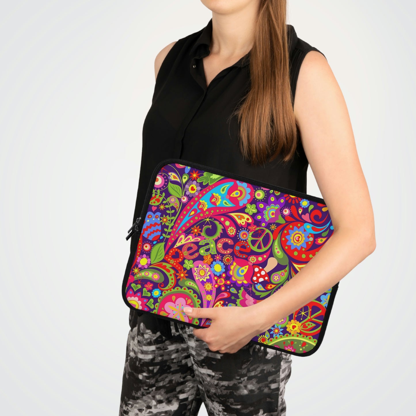 Paisley Print Laptop Sleeve