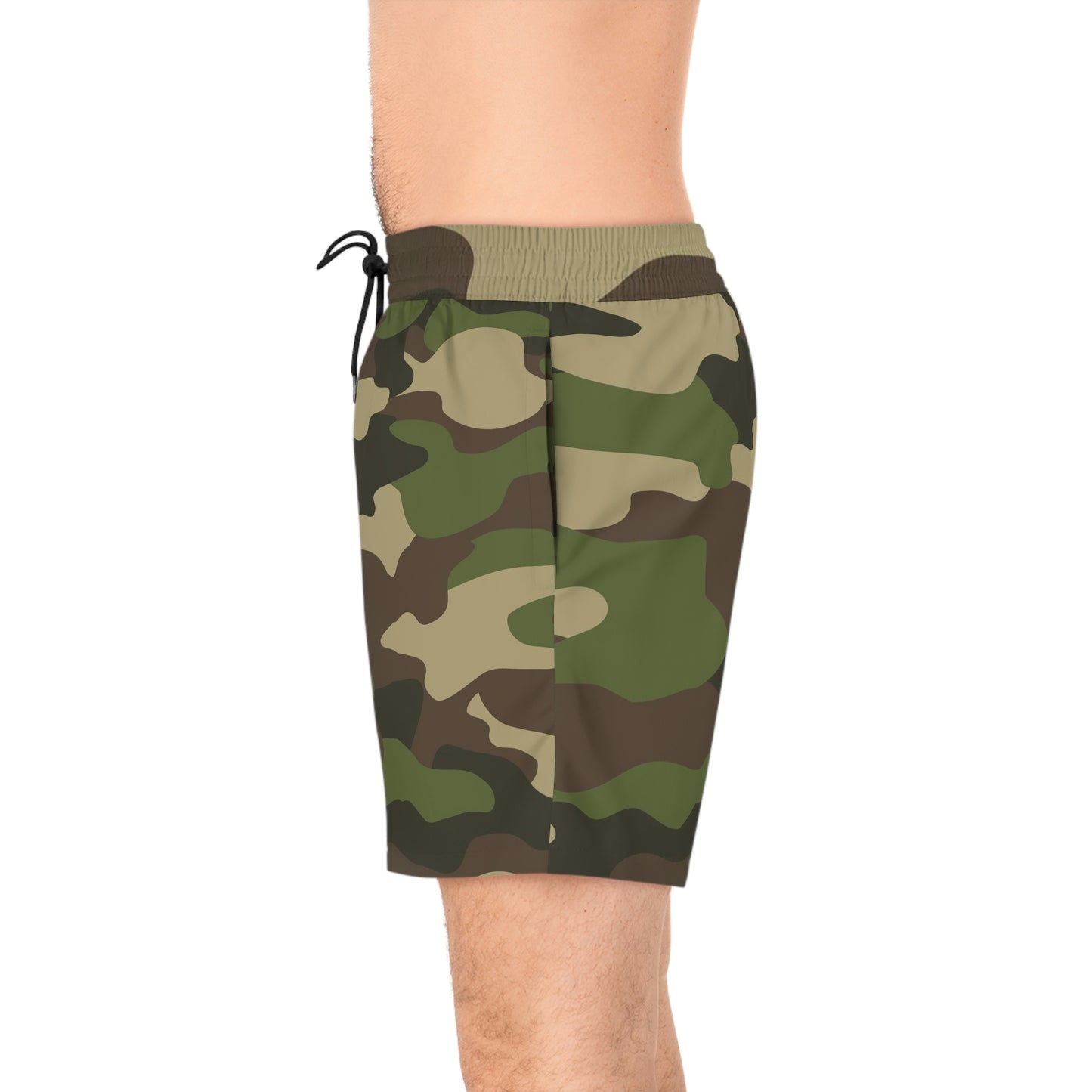 Camo Lovers Men's Mid-Length Swim Shorts (AOP)